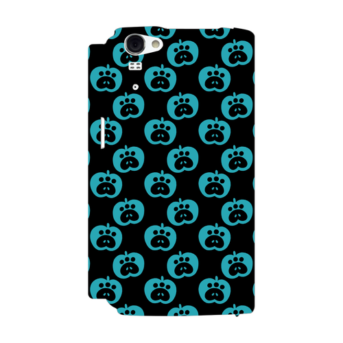 肉球リンゴのスマホケース【青リンゴ】 AQUOS PHONE ZETA(SH-01F)