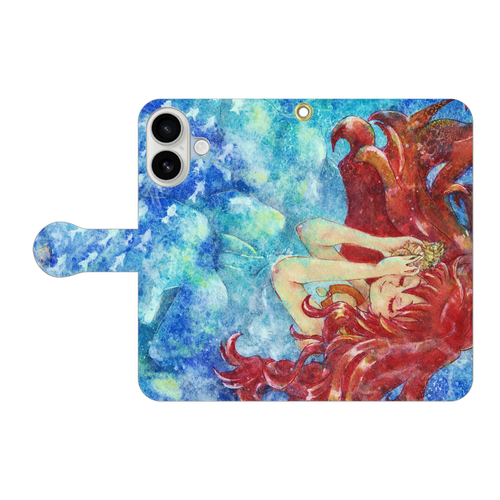 思ひ出の海　iPhone17 手帳型ベルト付きiPhone17