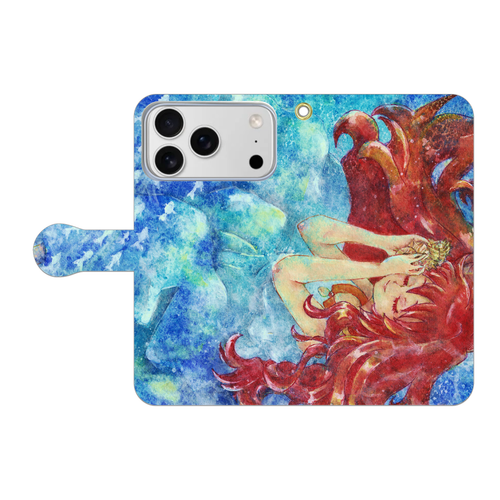 思ひ出の海　iPhone17 ProMax 手帳型ベルト付きiPhone17 ProMax