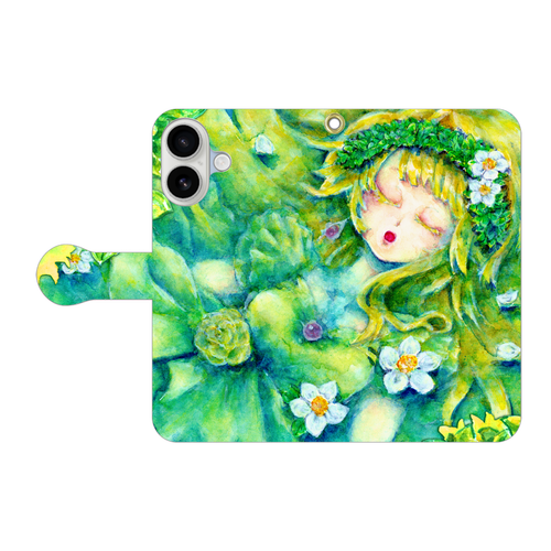 窓の外　iPhone17  手帳型ベルト付きiPhone17