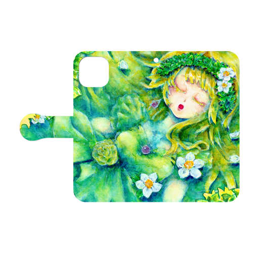 窓の外　iPhone13 iPhone13 手帳型スマホケース