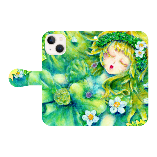 窓の外　iPhone13 mini iPhone13 mini 手帳型スマホケース