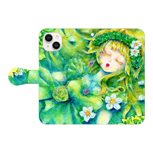 窓の外　iPhone15  iPhone15 手帳型スマホケース