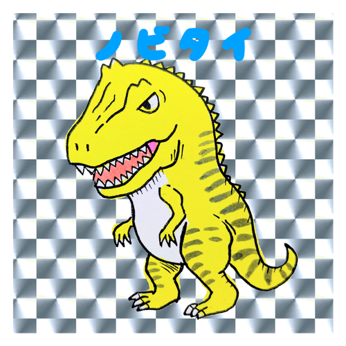 ノビタイ キラキラシール　シルバー（10枚組）