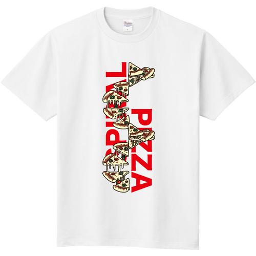 スパイラルピッツァ｜とろけるチーズのピザ 定番Ｔシャツ