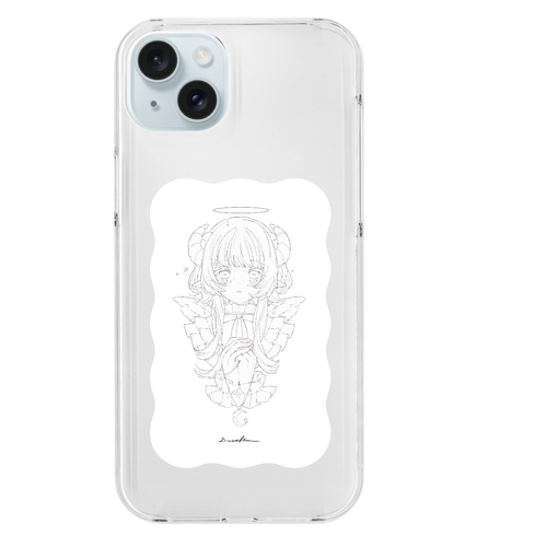 【オリラボ限定】スマホケース iPhone15 Plus (透明) (ハードケース)