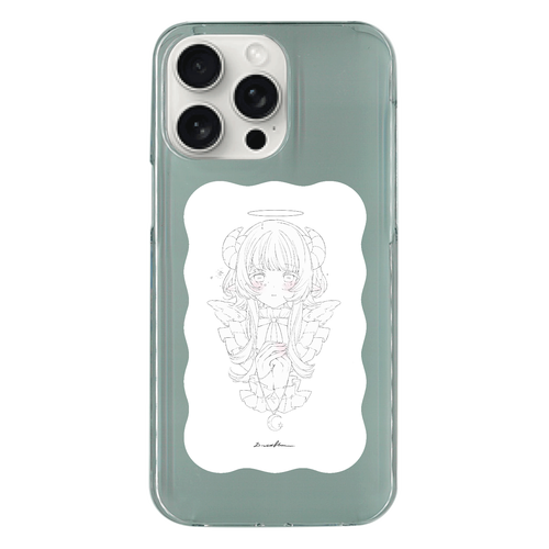 【オリラボ限定】スマホケース iPhone15 Pro Max (透明) (ハードケース)