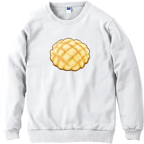 ♪あんぱん・食パン・カレーパン～の、メロンパン☆彡 軽量スウェット