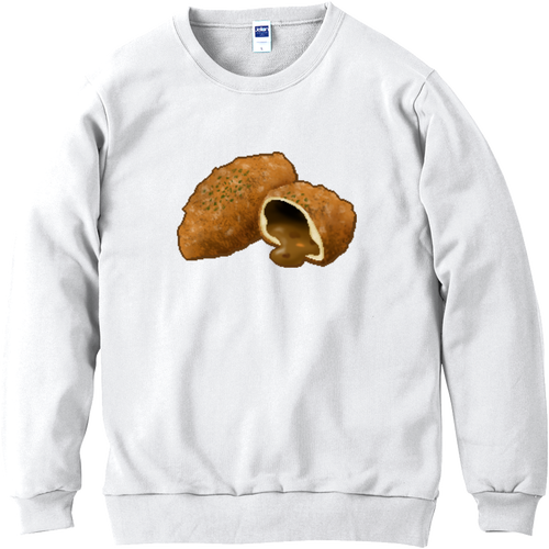 ♪あんぱん・食パン・カレーパン～の、カレーパン☆彡 軽量スウェット