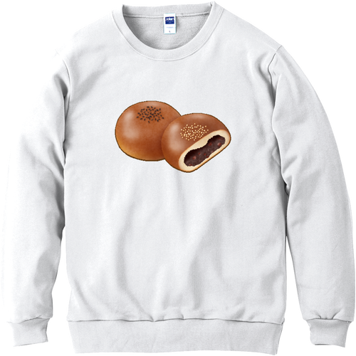 ♪あんぱん・食パン・カレーパン～の、あんぱん☆彡 軽量スウェット