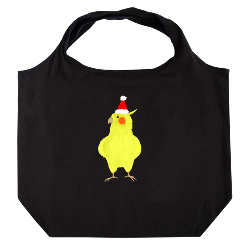 オカメインコのクリスマス たためるマルシェ【白プリントあり】