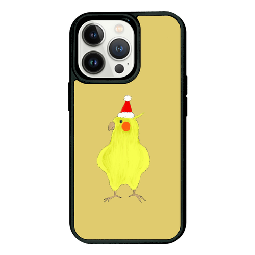 オカメインコのクリスマス iPhone 13 Pro プリントパネルラバーケース