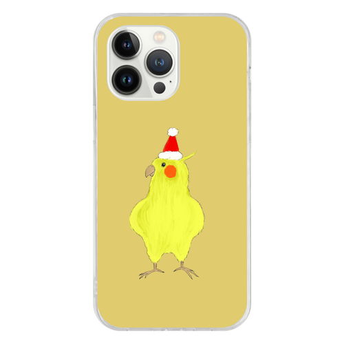 オカメインコのクリスマス iPhone14 Pro Max ソフトケース (TPU)