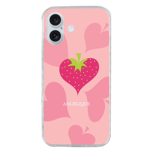 ストロベリー iPhone16 TPUケース