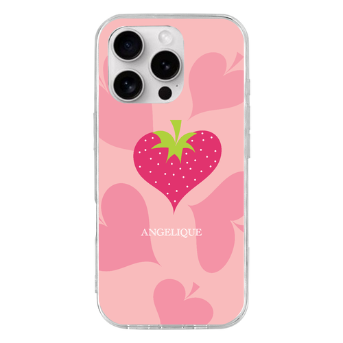ストロベリー iPhone16 Pro TPUケース