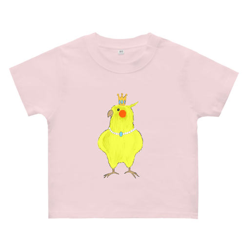 お姫様みたいなオカメインコ ヘビーウェイトベビーＴシャツ