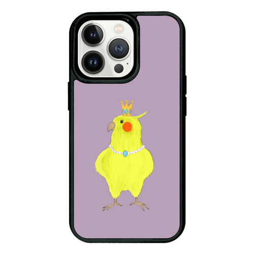 お姫様みたいなオカメインコ iPhone 13 Pro プリントパネルラバーケース