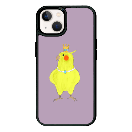 お姫様みたいなオカメインコ iPhone 13 プリントパネルラバーケース