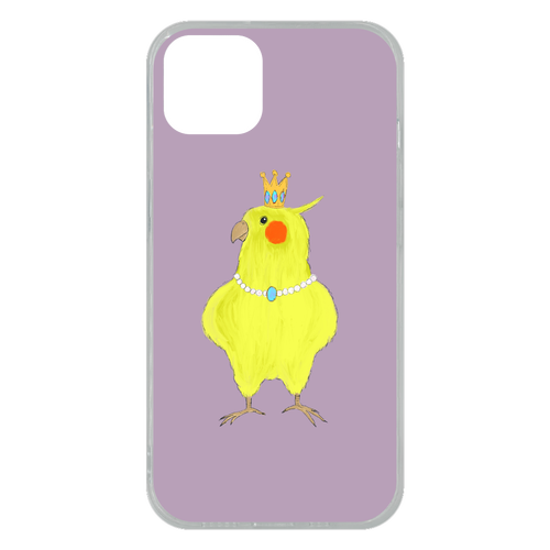 お姫様みたいなオカメインコ iPhone13 ソフトケース (TPU)