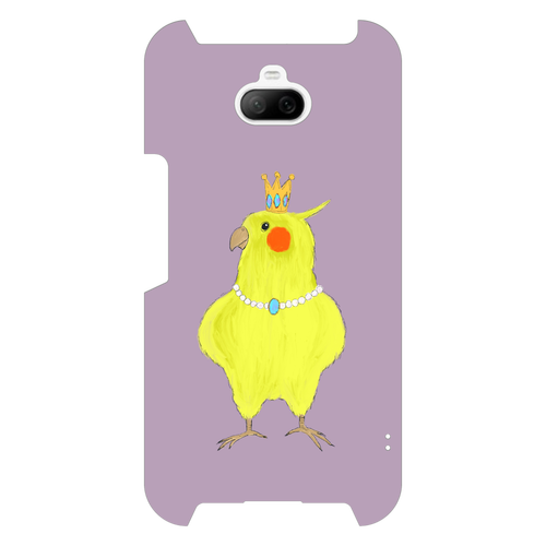 お姫様みたいなオカメインコ Xperia 8 全面印刷ケース