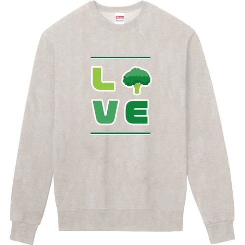 ブロッコリーLOVE 定番スウェット