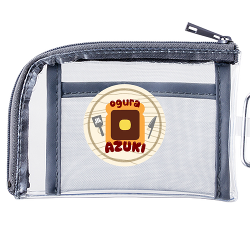 【2025】小倉トースト ポーチ メッシュポケットクリアミニポーチ