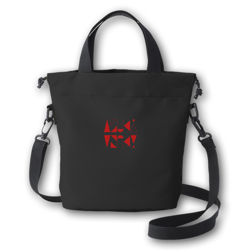 【2025】AZUKIロゴ ミニバッグ(ロゴ赤) リサイクルポリエステル パースミニバッグ