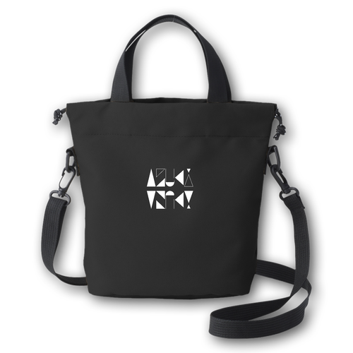 【2025】AZUKIロゴ ミニバッグ(ロゴ白) リサイクルポリエステル パースミニバッグ