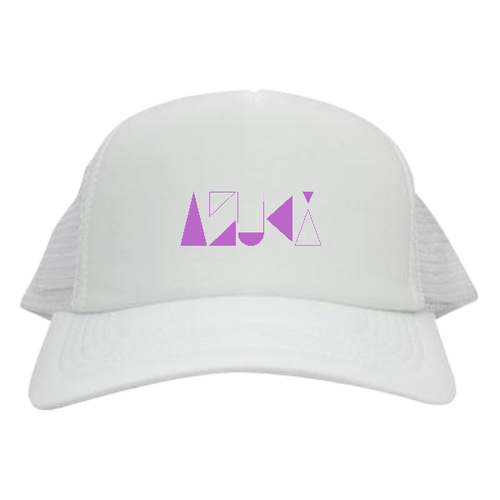 【2025】AZUKIロゴ キャップ(ロゴ紫) メッシュキャップ