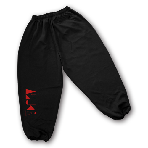 【2025】AZUKIロゴ パンツ(ロゴ赤) ストリートトレーニングパンツ