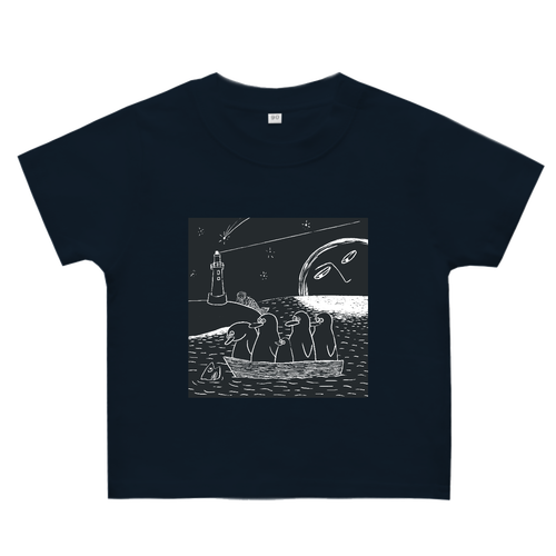 旅するペンギン ヘビーウェイトベビーＴシャツ