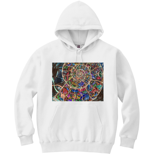 進化論〜地球40億年史〜 軽量プルパーカー (長袖プリント)