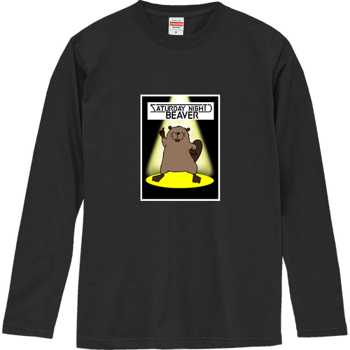 サタデーナイトビーバー ロングスリーブTシャツ