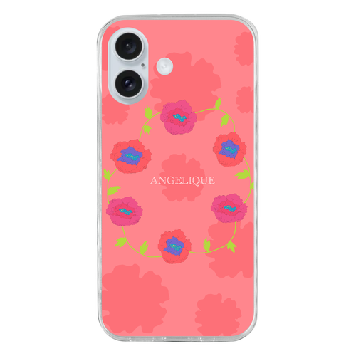 ポピー　レッド iPhone16 TPUケース