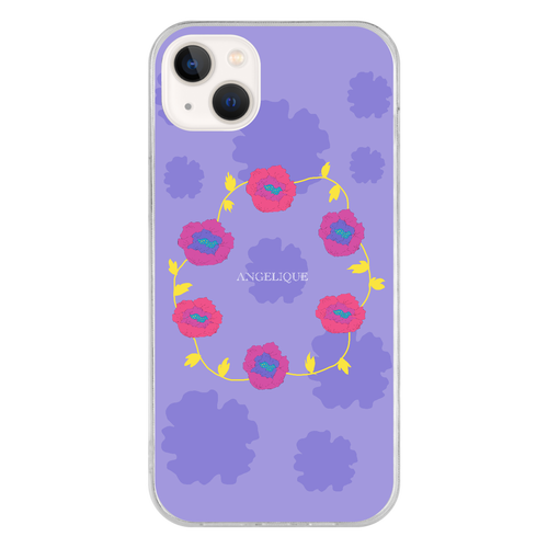 ポピー　パープル iPhone14 Plus ソフトケース (TPU)