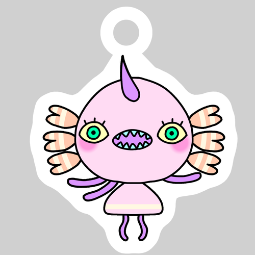 闇ルン♡ ダイカットアクリルキーホルダー(4×4cm)