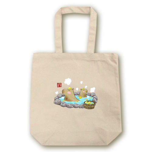 カピバラ温泉 キャンバストート（M）