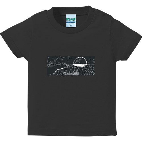 旅するペンギン ハイクオリティーベビーTシャツ