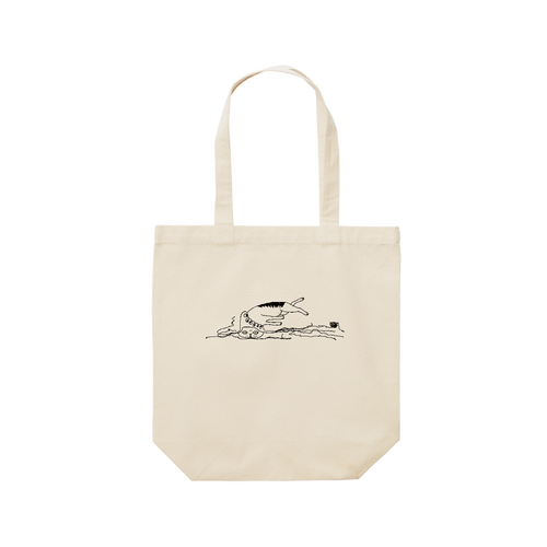 テンパった レギュラーキャンバストートバッグ(M) (フルカラー転写プリント)