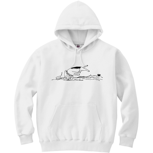 テンパった 軽量プルパーカー (長袖プリント)