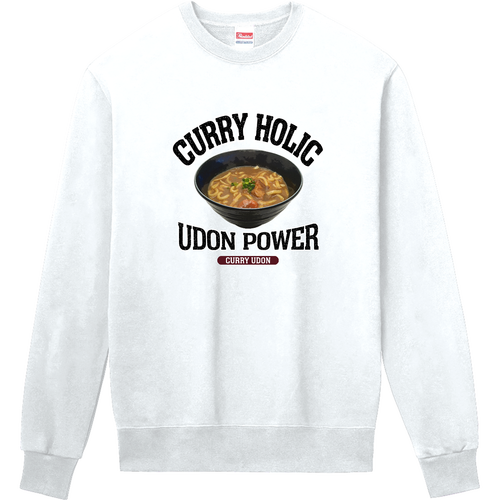カレーうどん（ビンテージ風） 定番スウェット