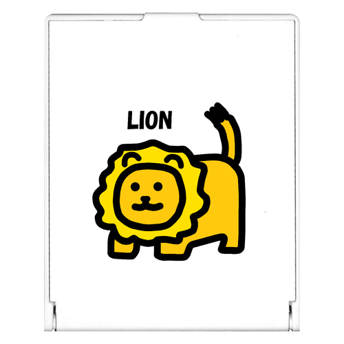 ライオン スクエアミラー