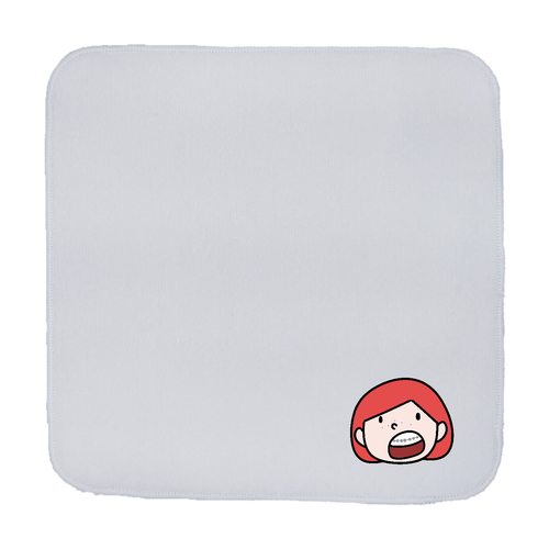 歯科矯正ガール　ハンカチタオル ワンポイントハンカチタオル