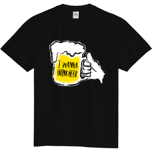 ビール飲みたい 定番Ｔシャツ