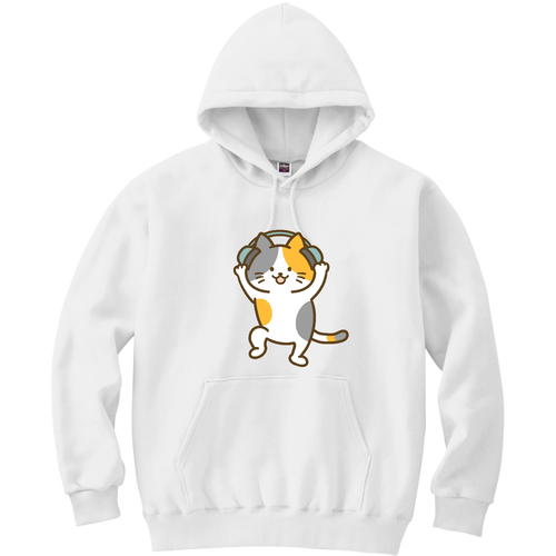 にゃんビート！ 軽量プルパーカー (長袖プリント)