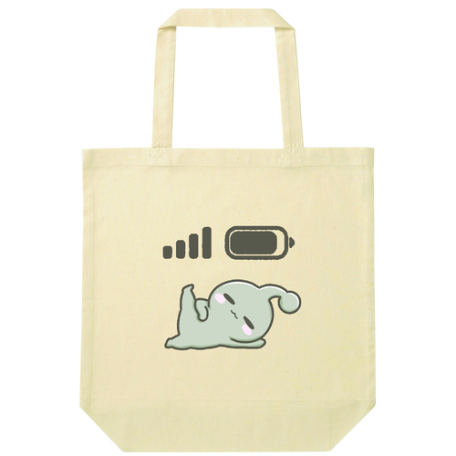 電波良好 ナチュラルコットンバッグ