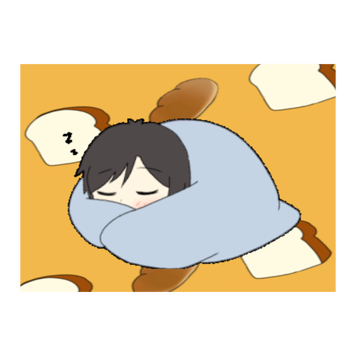 お昼寝ぱんちゃん 全面ピクチャースタイルブランケット（Ｍ）