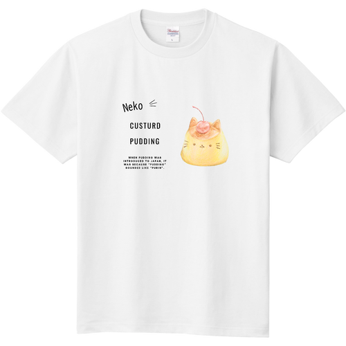 ネコ プリン 定番Ｔシャツ