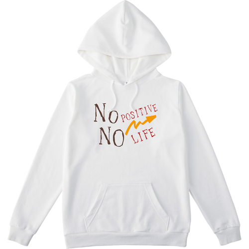 NO POSITIVE NO LIFE スタンダードプルパーカー