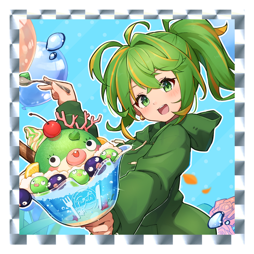 フグ田バースデー記念キラキラステッカー キラキラシール　シルバー